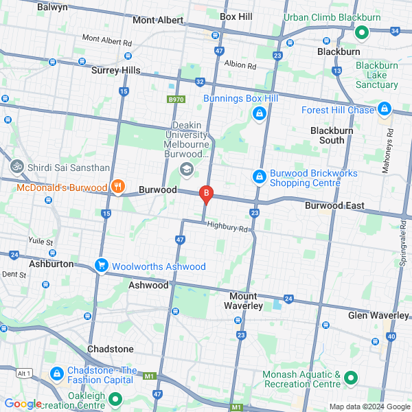 Melbourne Carpet Flooring location map