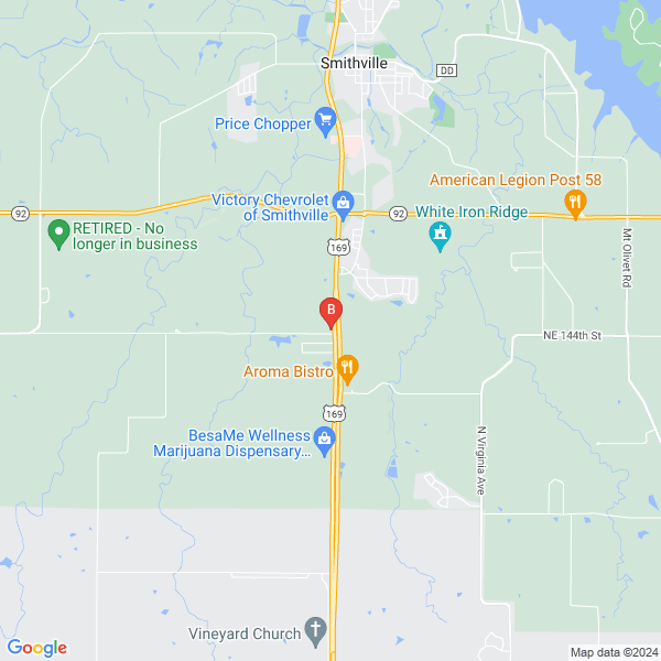 Nodaway Valley Bank location map